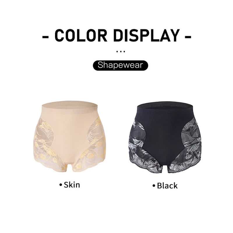 Aishang Lace Flowers Body Shaper High Waist Shapewear Seamless