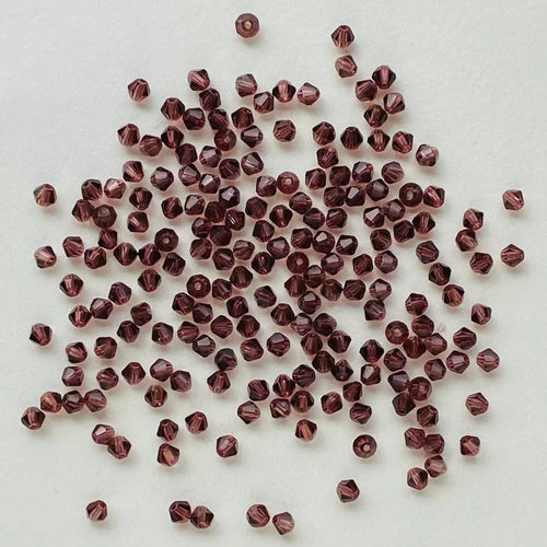 100PCS 4MM Shiny Faceted Austria Crystal Beads Bicone Beads Loose