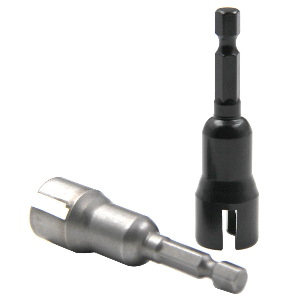 Natural color 65mm slotted socket hexagonal handle electric