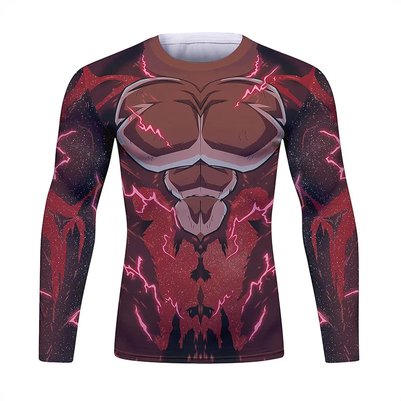 Cody Lundin Quick Dry Brazilian MMA Men's Rashguard With Long Sleeves