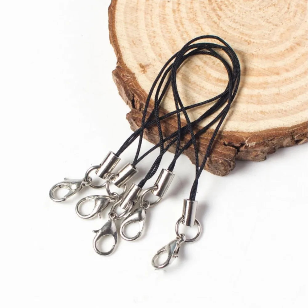 10/20/50Pcs Lobster Clasp Lanyard Strap Cord Mobile Cords Charm Nylon