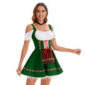Oktoberfest Costume Beer Themed National Festival Bavarian Dirndl Dress Up Women Halloween Carnival Hoilday Party Fancy Cosplay