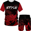 Camouflage Men's Suits Camo 3D Print T-Shirts Shorts 2-Piece Sets Casual Tracksuits Streetwear Oversized Outfits Man Clothing