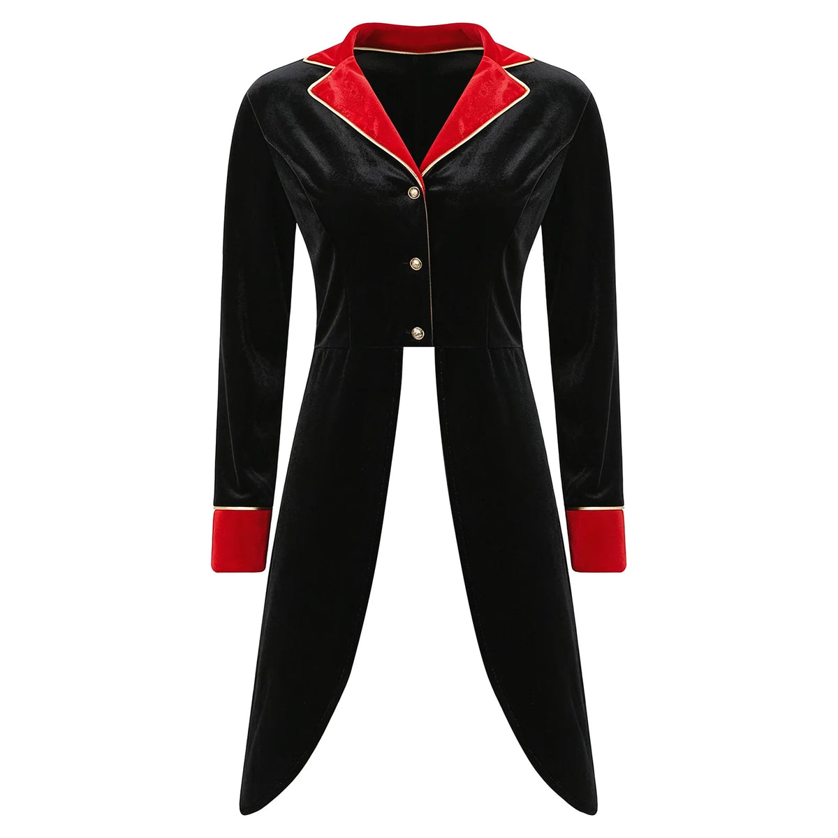 Womens Circus Ringmaster Tailcoat Halloween Cosplay Magician Show Sequin Tuxedo Outerwear Medieval Royal Princess Blazer Jacket