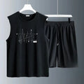 Men's Tank Top Sets 2026 Summer Quick drying Breathable sports  running beach Tracksuit men Old money man oversize seaside