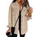 Washed Denim Jacket Women Autumn Tassel Lapel Jeans Jacket Female Casual Loose Long Sleeve Single Breasted Outerwear Shirts Coat