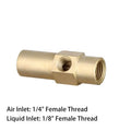 Brass Siphon Full Cone Nozzle Base Waste Oil Burner Nozzle For  Injection, Air Atomization Boiler Combustion Parts