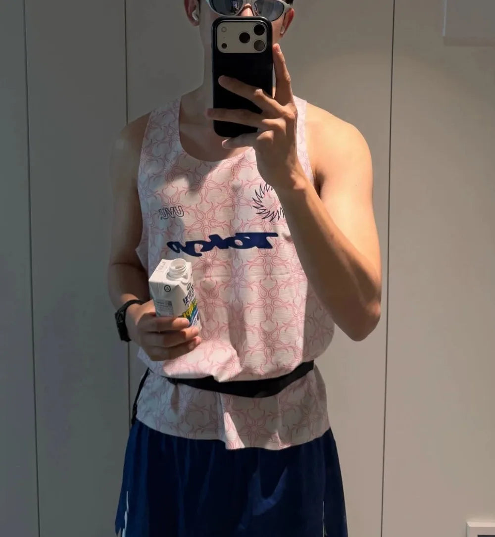 UVU 26SS Toky Limited Bramble Totem Printed Sports Quick Drying Running Vest