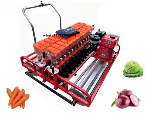 Automatic Precision Vegetable Seeder Multi Row Planting Machine with Fertilizer Function for Agriculture Farming Use