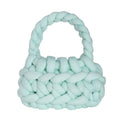 Summer Candy Color Handmade Knitted HandBag for Women Mini Rope Crochet 2026 Fashion Purse Beach Handbag  Sac A Main Femme