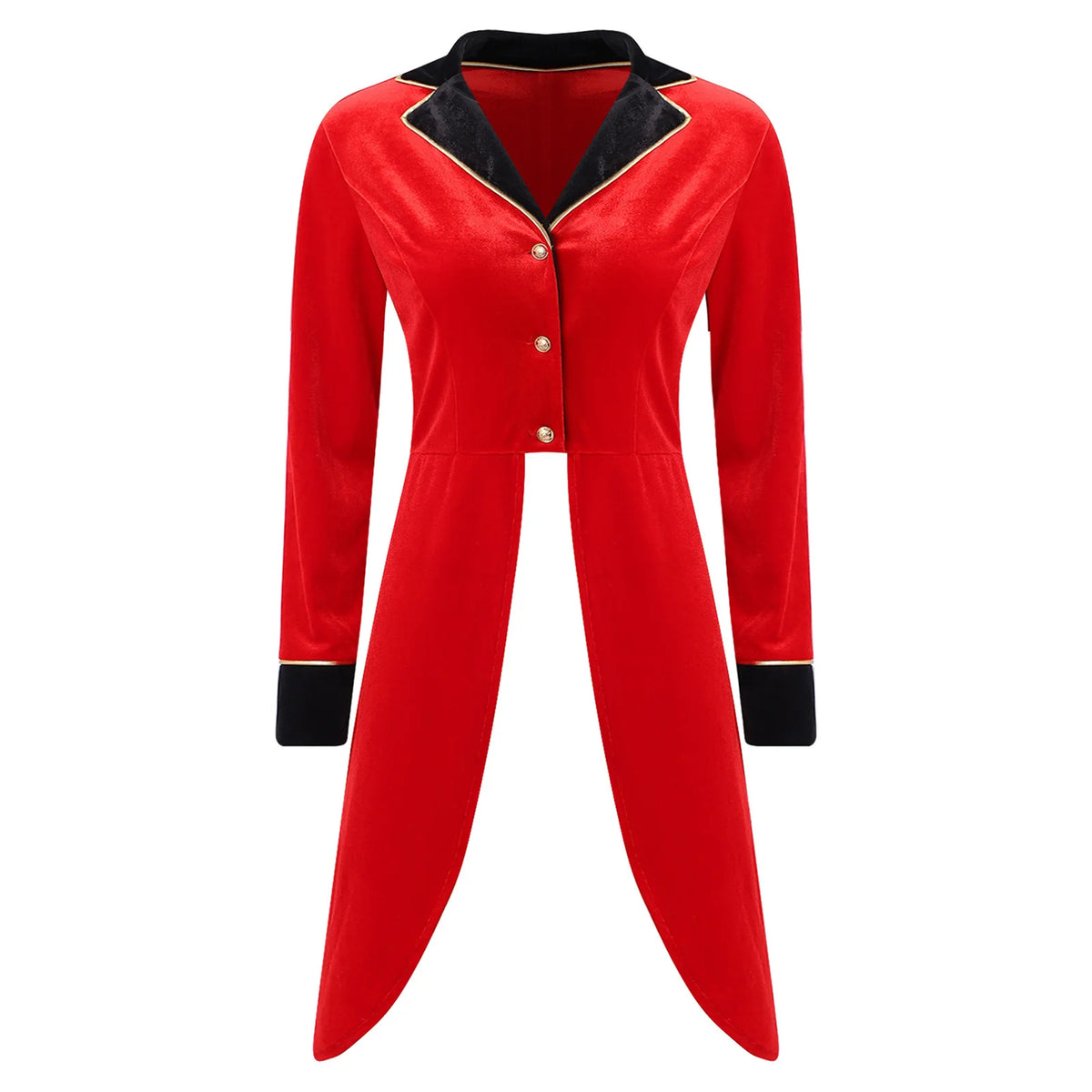 Womens Circus Ringmaster Tailcoat Halloween Cosplay Magician Show Sequin Tuxedo Outerwear Medieval Royal Princess Blazer Jacket
