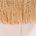 2 Meter Flat 2.5/3.5/4.5mm Extension Thin Chain Metal Chain DIY Necklace Body Chain Jewelry Making Chain Accessories