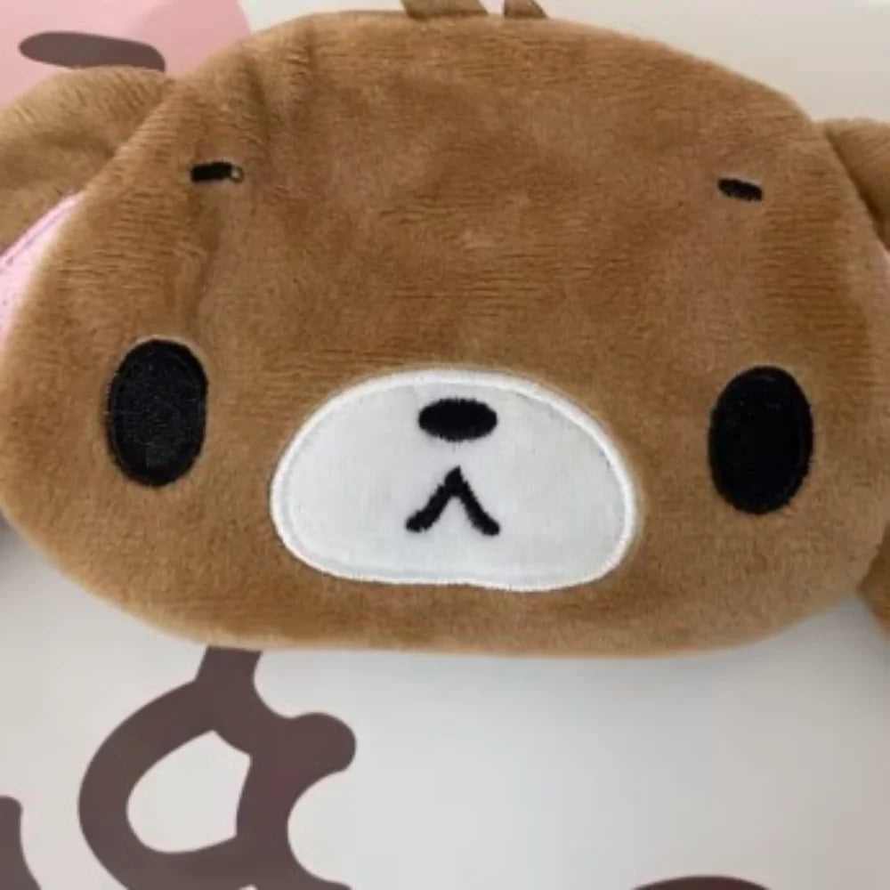 Japanese Style Sugarbunnies Plush Mini Coin Purse Cartoon Plush Keychain Large Capacity Earbuds Lipstick Storage Bag Couple Gift