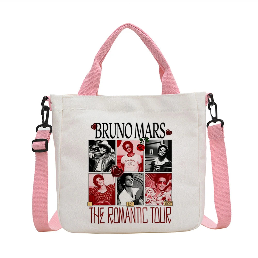 Bruno Mars tote bag einkaufstasche personnalisable sac cabas shoulder  totebag femme
