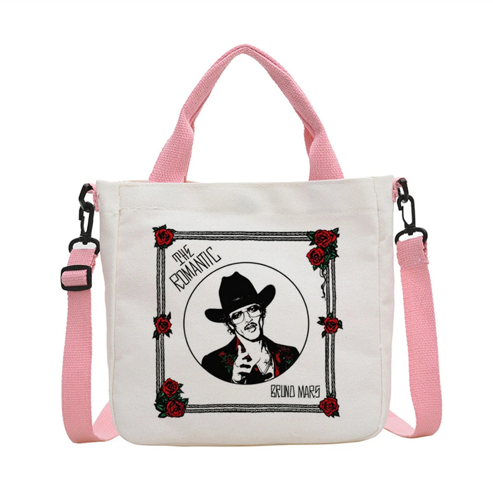 Bruno Mars tote bag einkaufstasche personnalisable sac cabas shoulder  totebag femme