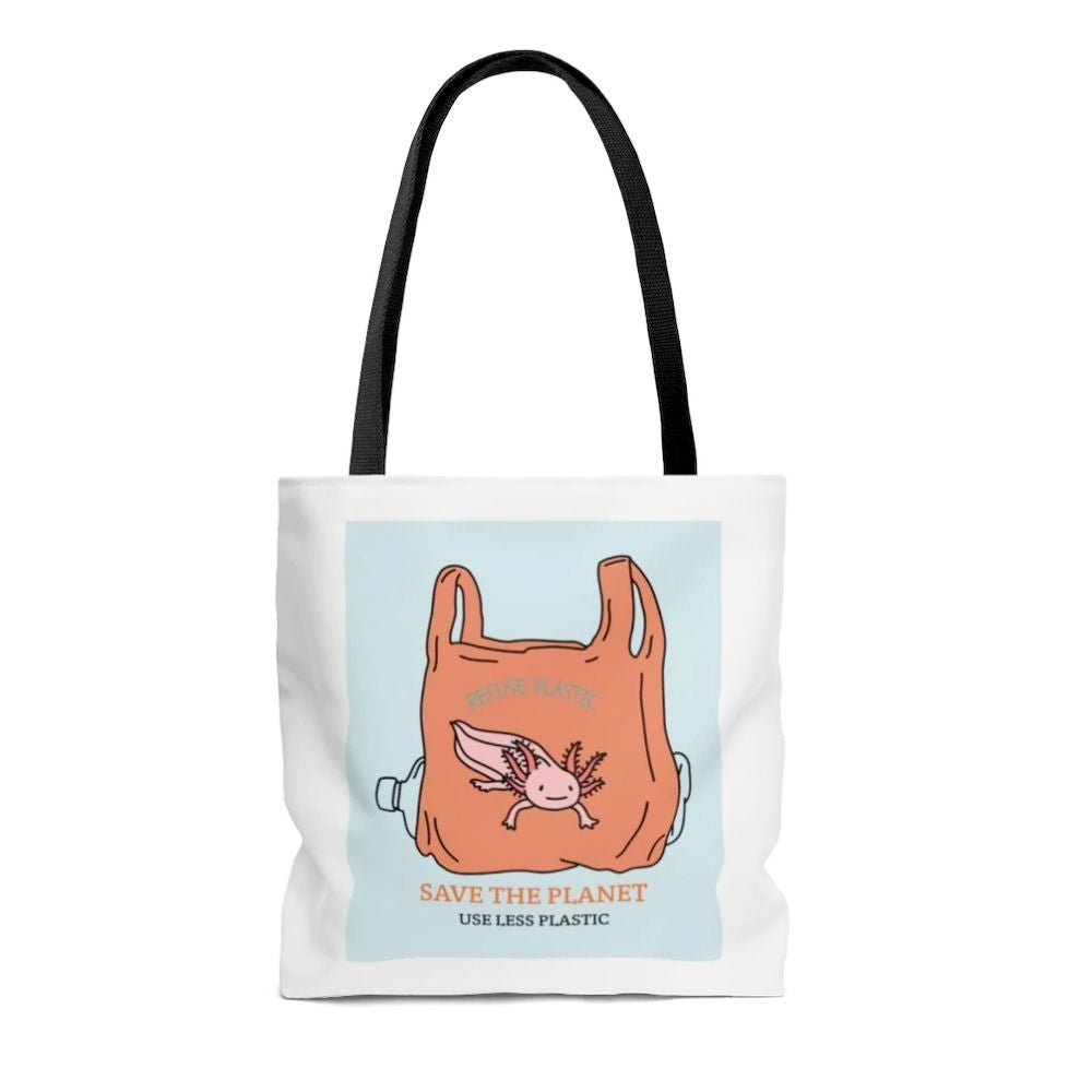 Save Earth Axolotl Edition Shopper Tote Bag Medium