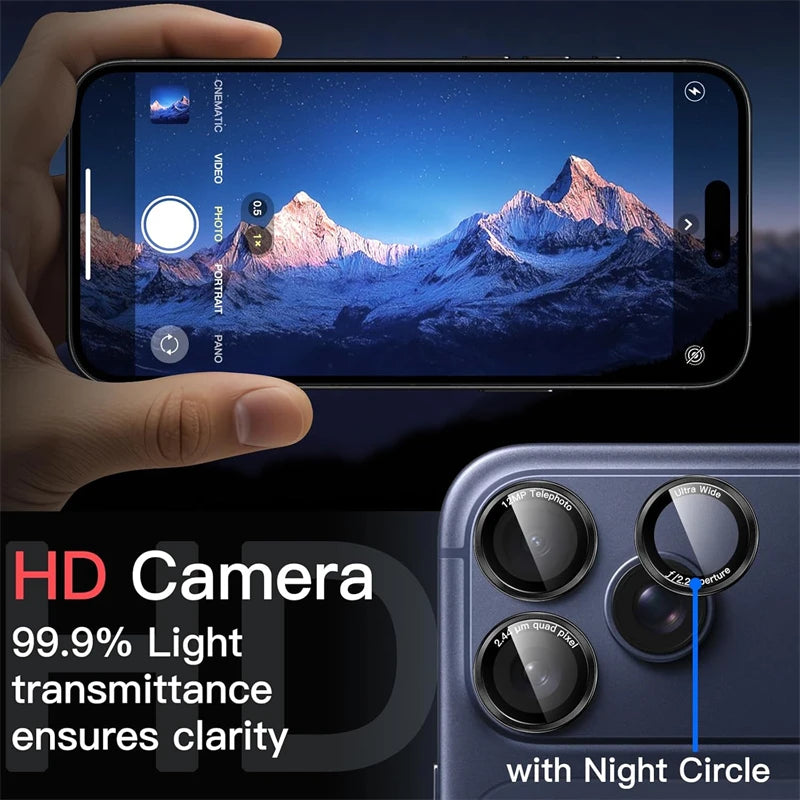 Lens Protector Phone Case for IPhone 17 Air 16 E 15 14 Pro Max Plus 13 Mini 17Pro 17Air 16E IPhone17 Bumper Cover Accessories