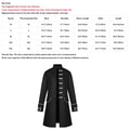 Halloween Costumes for Men's Party Stage Tailcoat Medieval Retro Style Steampunk Stage Suit for Men Marching Band Tailcoat