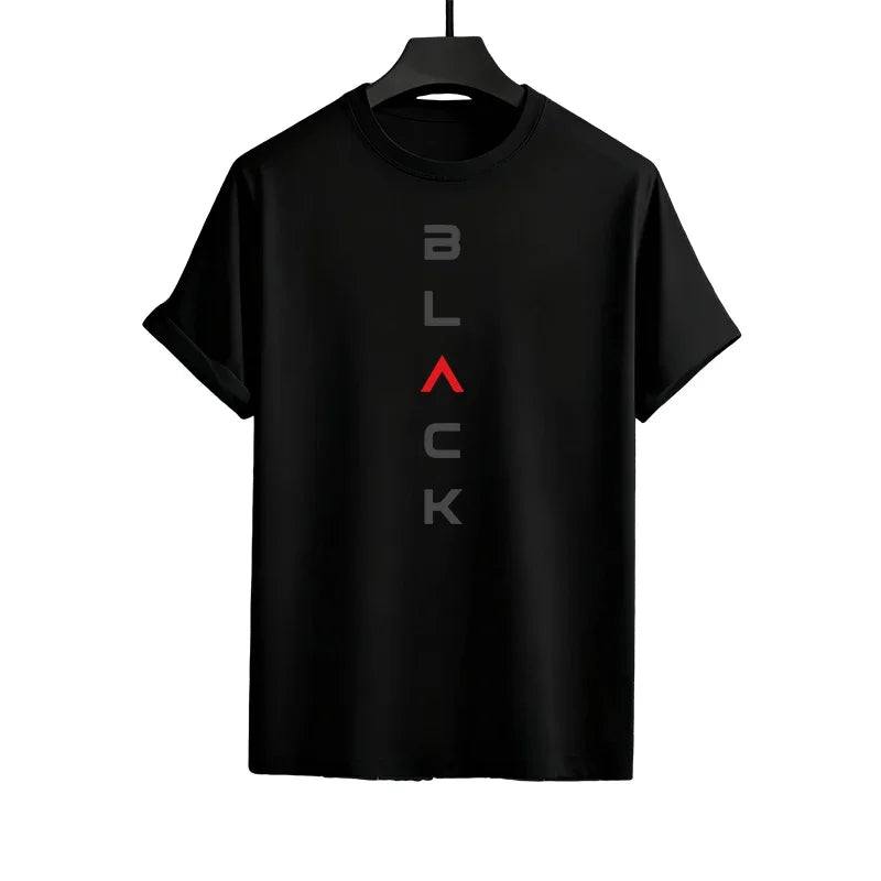 Mens Tracksuit Printed Casual Short Sleeve Daily Sports Jogging Man Clothing Single Piece T-shirt Pants Spring Summer Sportswear