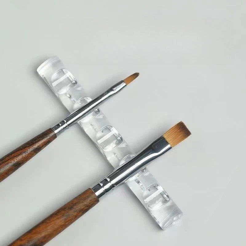 5 Grid Nail Brush Holder Stand Salon Pen Rack Accessoire Writing Brush Storage Rack School Supplies Stationery Set