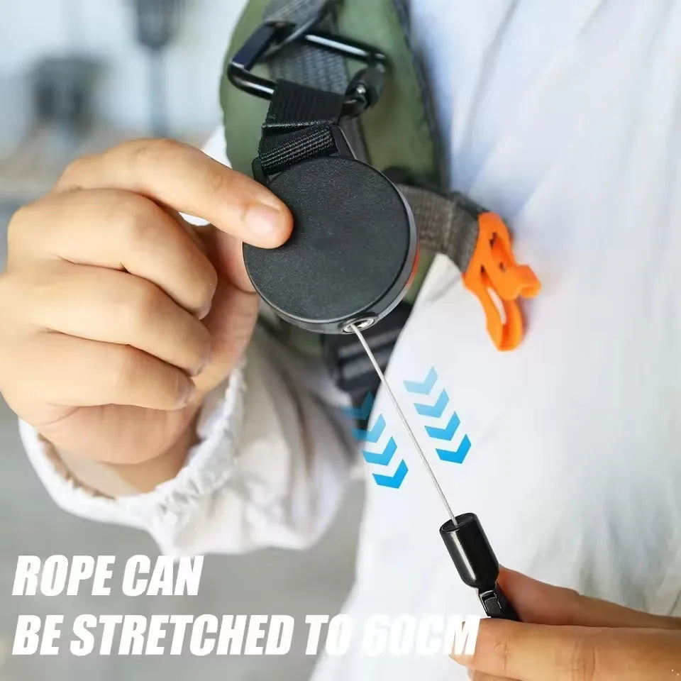 Retractable Anti-Theft Phone Holder Outdoor Case for IPhone 17 Air 16 E 15 14 13 12 11 Pro Max Plus Anti-lost Cord Clip Cover