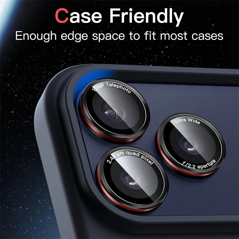 Lens Protector Phone Case for IPhone 17 Air 16 E 15 14 Pro Max Plus 13 Mini 17Pro 17Air 16E IPhone17 Bumper Cover Accessories