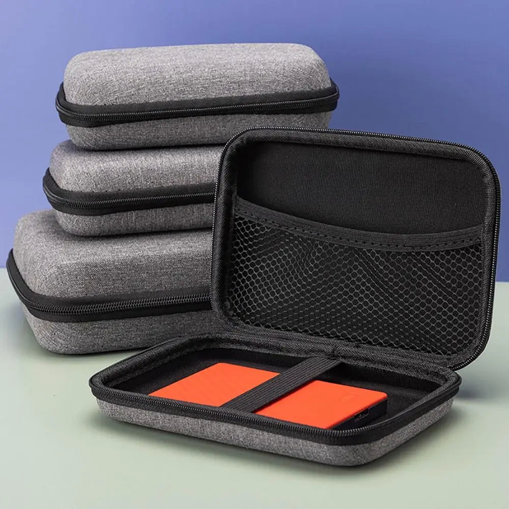1Pcs Earphone/Phone/Charging Cable EVA Storage Bag For Airpod Mini Zipper Earphone Case Portable Digital Accessories