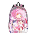 Anime Puella Magi Madoka Magica Backpack for Men Women High School Business Daypack Kaname Madoka Laptop Computer Shoulder Bag
