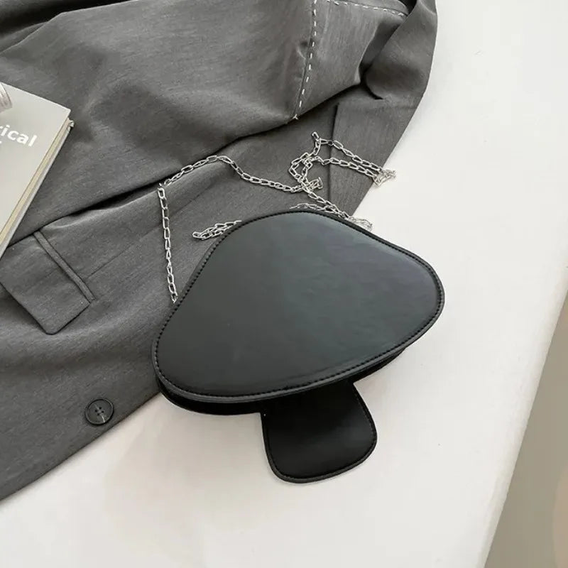 Cute Mushroom Shoulder Bag Chain Phone Sac Femme Hits Color Bolsos Mujer Exquisite Beautiful Bags for Women Creative Bolsas