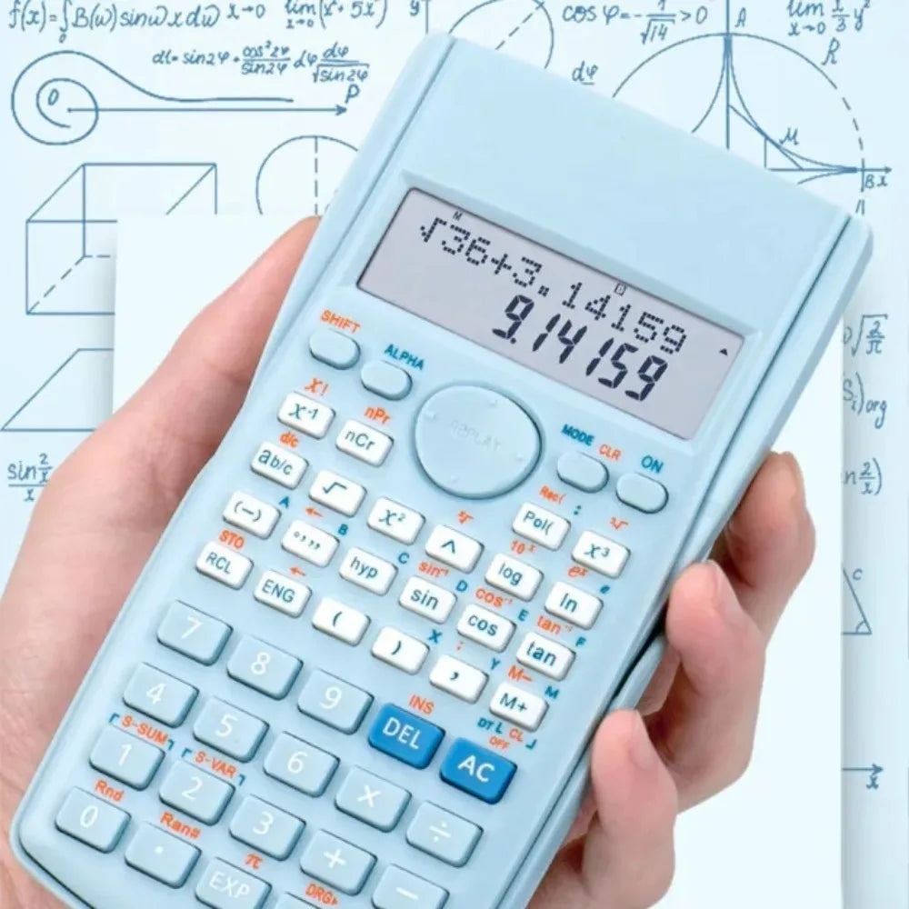 Scientific Digital Calculator Multifunctional Portable Big Screen 240 Functions Counter for School Business Study Accessoires