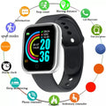 Men Watch Electronic Fitness Bracelet Smartwatch Smart Watch Y68 D20 Sleep Monitor Gift For IOS Android Smartphones Alarm Clock