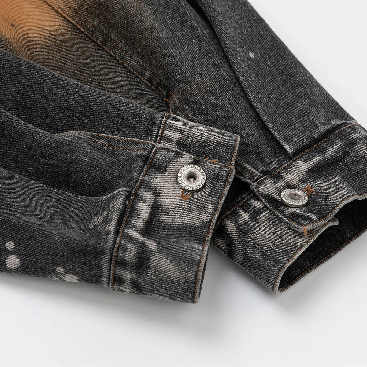 Men's Vibe Style Oversized Hip Hop Jeans Jacket High Streetwear Washed Vintage Denim Trucker Coat Retro Cowboy Outerwear