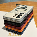 Luxury Heat Dissipation Cooling Mesh Hole Phone Case for Samsung S24 S25 S26 Ultra For Magsafe Magnetic Stand Holder Armor Cover